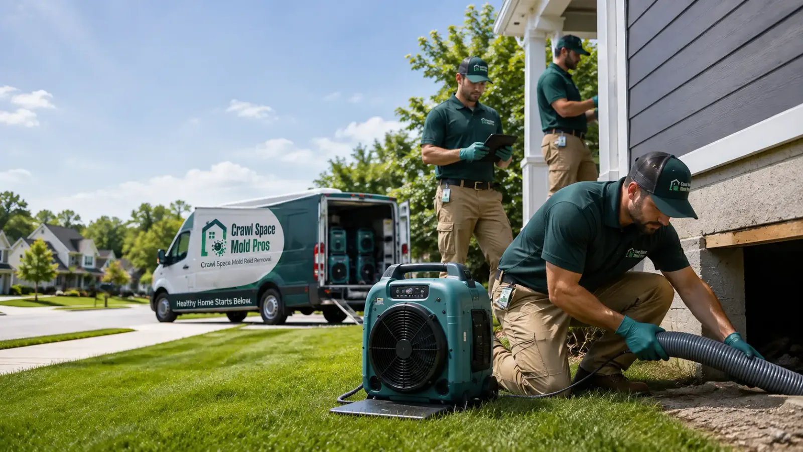 Crawl Space Mold Removal in Lakeport, CA